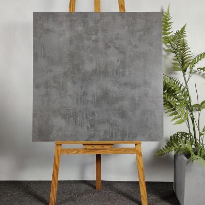 China Modern Wholesale 800x800mm finished rustic porcelain interior floor tiles polished glazed grey color slab wall tiles for sale