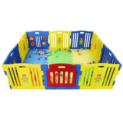 China 2020 Plastic Classic Plastic Baby Playpen Passed ASTM F963 Certificate , Colorful Baby Playard for sale