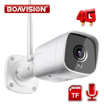 China Wireless CCTV 20M IR Two Way Audio Motion Detection 4G SIM Card Camera HD 1080P 5MP 8MP WIFI Wireless Outdoor Trigger Security Camera Bullet Alarm for sale