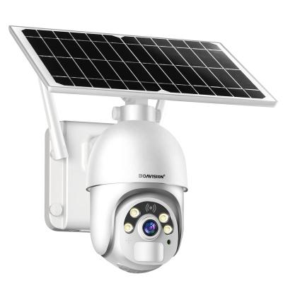 China Solar Outdoor PIR Motion Detection Wireless CCTV NIGHT VISION Security Camera WiFi 1080P HD Rechargeable Battery PTZ IP Camera Surveillance for sale