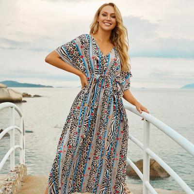 China Breathable Swimsuit With Cover Ups Women Tops Fashion Blouse Maxi Dresses Women for sale