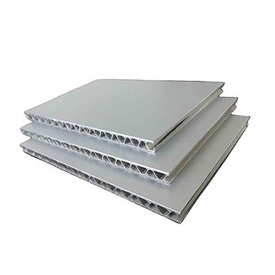 China Improve Flatness New Corrugated Aluminum Core Customized Color Corrugated Core Aluminum Composite Panel For Advertising Printing Board for sale