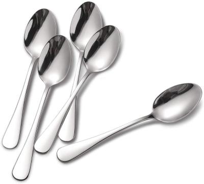 China Sustainable 12 Piece Stainless Steel Dinner Spoons, Extra-Fine Dessert Spoons for Home, Kitchen or Restaurant 6.1/6.7 inch for sale