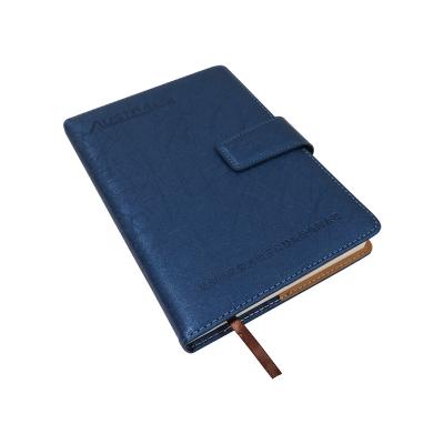 China Custom Leather Diary Office Notebook Hardcover Book Business Portable Notebook for sale