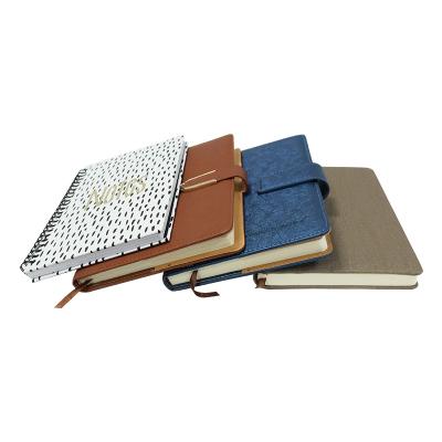 China Factory supply A5 simple notebook PU hardcover notebook high quality custom artificial leather direct notebook for sale