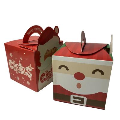 China Recycled Materials Customize Art Paper Christmas Gift Box Mockup Small Retial Gift Box Packaging for sale