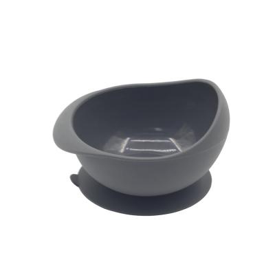 China Stocked Silicone Baby Suction Cup Silicone Rubber Unbreakable Microwave Safe Slip Resistant Feeding Bowl for sale