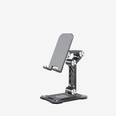 China New High Quality Universal Adjustable Metal Desktop Mobile Phone Stand Folding Stand for sale