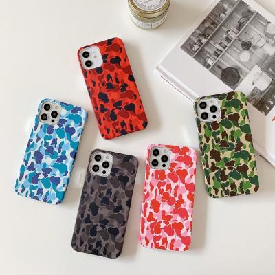 China Fanshion Japan Street Trend Monkey Man Camouflage 1st PC Hard Plastic Phone Case For iPhone 13 pro 7 8 max plus X XS cover for sale