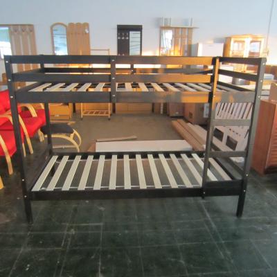 China Split In 2 Single Beds Modern Design Popular Solid Wood Triple Pine Bunk Bed for sale