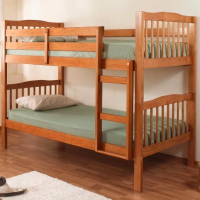 China Split in 2 Single Beds Modern Solid Pine Folding Adult Pine Wood Bunk Bed/Double Bunk Bed/Triple Bunk Bed for sale