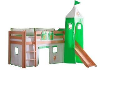 China Modern Euro Toddler Kids Cabin Bed With Tent for sale