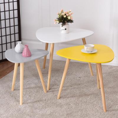 China Modern Design Home Furniture Separate Side Table Irregular Irregular Coffee Table For Living Room for sale