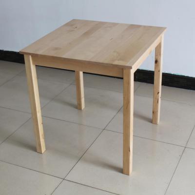 China Birch Single Coffee Table Solid Modern Restaurant Table for sale