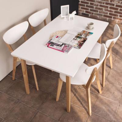 China Modern new design dining table and chair wood modern set for sale