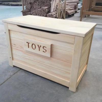 China Modern Wooden Toy Chest Kids Toy Storage Box for sale