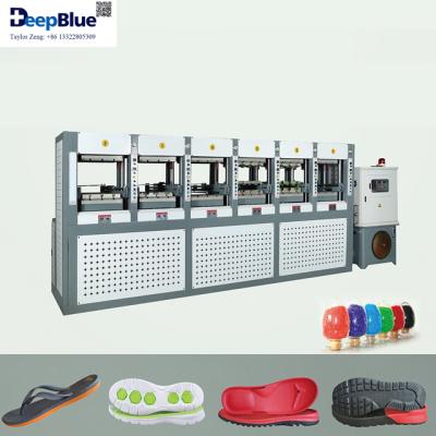 China Factory EVA Flip Flop Slippers Making Machine Sliper Making Machine EVA Slipper EVA Two Color Slipper Making for sale