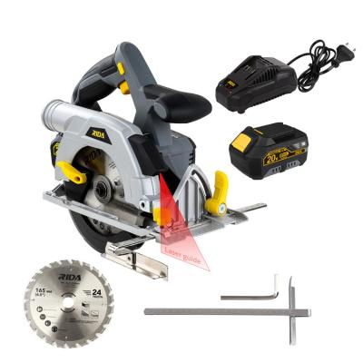 China Brick Saw Hand-Held Electric Circular Saw Cordless Battery Powered Circular Wood Saw With Battery And Charger for sale