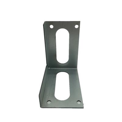 China Modern L Shape Stainless Steel Fire Window Angle Corner Fixed Parts Window Stamping Parts for sale