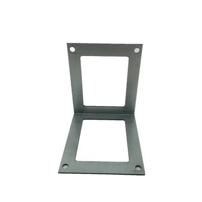 China Modern L Shape Stainless Steel Fire Window Angle Corner Fixed Parts Window Stamping Parts for sale