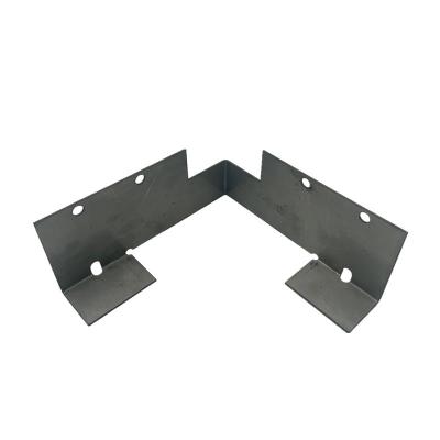 China Modern L Shape Stainless Steel Fire Window Angle Corner Fixed Parts Window Stamping Parts for sale