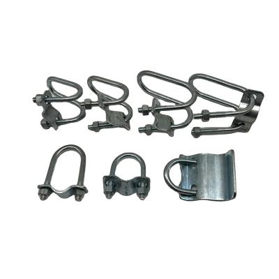 China For Cross Hogs Stainless Steel Pipe Clamp Greenhouse Pipe Clamp Accessories for sale