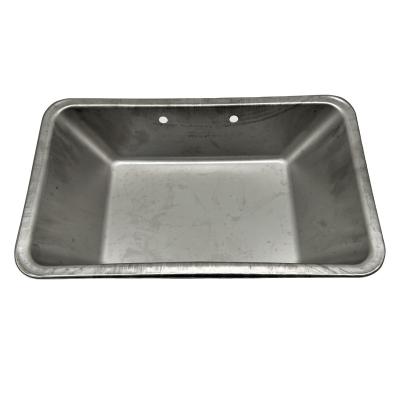 China For Big Pigs 304 Square Stainless Steel Half Square Water Box Special For Pig Farm for sale