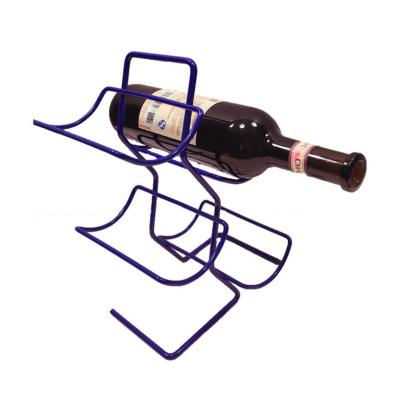 China CLASSIC Wine Rack Metal Kitchen Tabletop Wine Rack for sale