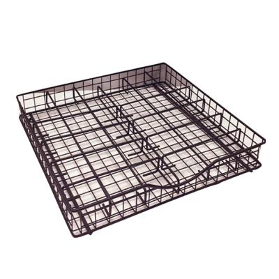 China Stocked Kitchen Storage Cutlery Tray Baskets For BBQ Accessories for sale