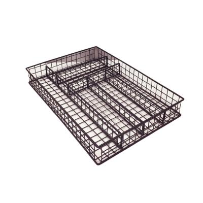 China Metal Kitchen Storage Organizer Stainless Steel Dish Drying Rack for sale