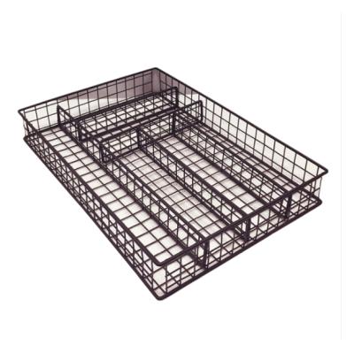 China Kitchen Storage Stainless Steel Stocked Black Dish Drainer for sale