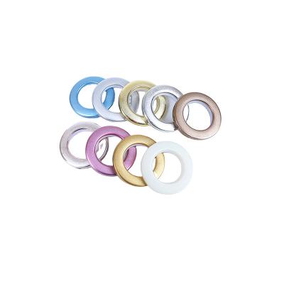 China Modern Wholesale Home Curtain Accessories Plastic Grommet Decor Curtain Ring for sale