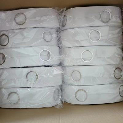 China White Eyelet Modern Decorative Accessory Ring Polyester Curtain Tape Window Curtain for sale