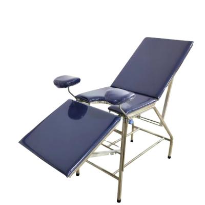 China Lightweight Gynecological Portable Delivery Bed Portable Stainless Steel Examination Bed Manual Delivery Bed for sale