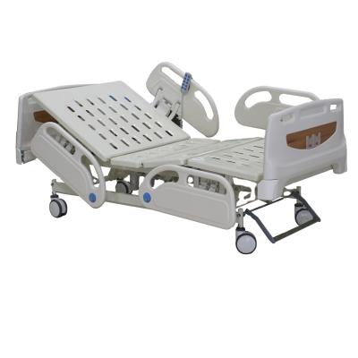 China Tri Function Hospital Bed Lightweight Electric Remote Control Hospital Bed for sale