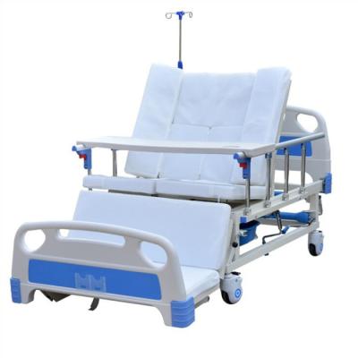 China Multifunctional Metal Cheap Hospital Bed With Potty Hole for sale