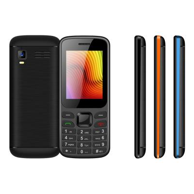 China Build in DW2405 Dual Sim 2G GSM Keypad Mobile Phone Flash Bar 2.4 Inch TFT QVGA FM BT Motor Camera Flashlight for sale