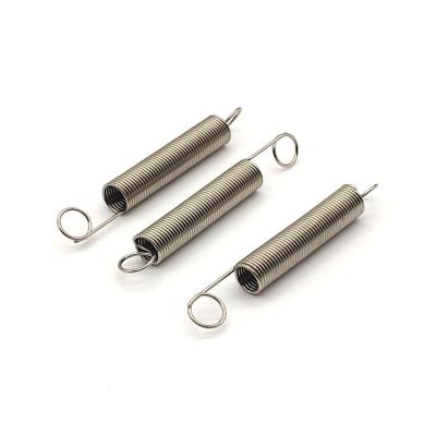 China Double Coil Factory Custom Nickel Plated Carbon Steel Loop Extension Spring for sale