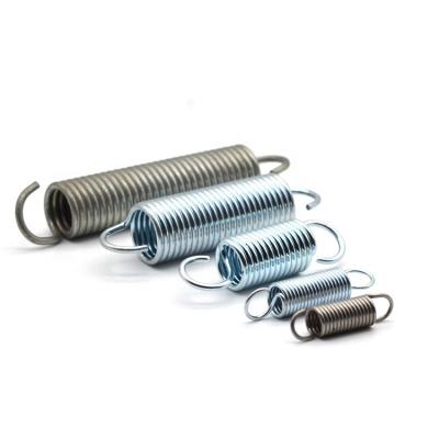 China Factory Spiral Durable Hardware Part Mechanical Extension Spring With Double Hook for sale