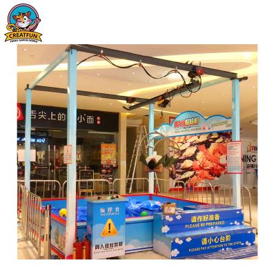 China Can put different gifts inside popular human soft toys electronic game machines big claw claw crane machine for sale