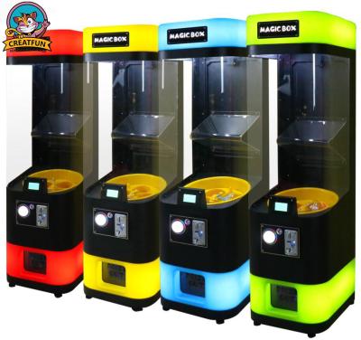 China PC factory box gashapon doll wholesale coin operated magic candy capsule toy vending machine for sale