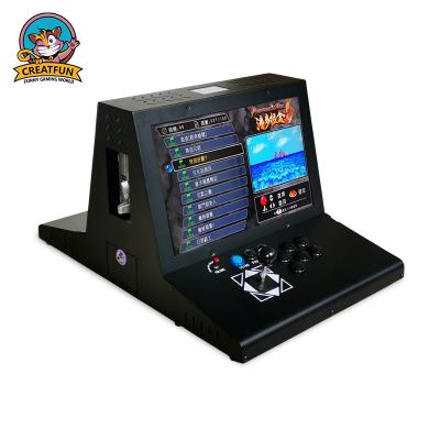 China Metal 17 Inch 2 Players Back To Game Console Arcade Street Figther Games Arcade Back Box for sale