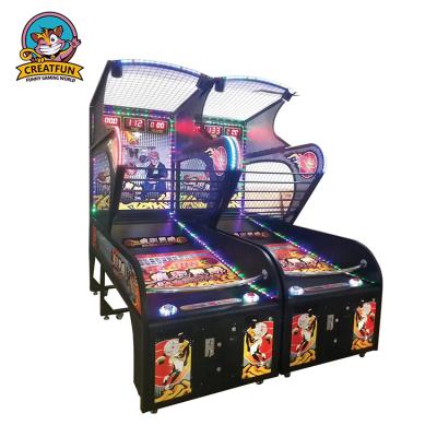 China Coin Operated Hardware /Wooden Cabinet /Plastic Indoor Amusement Center Indoor Amusement Center Street Basketball Electronic Arcade Game Machine for sale