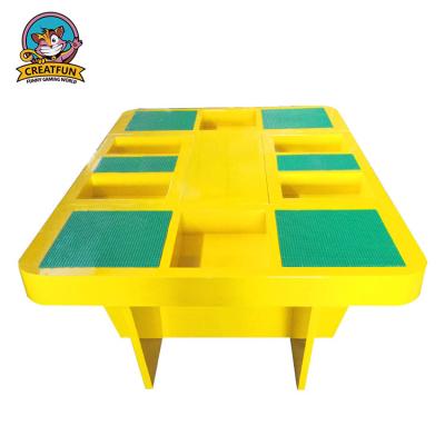 China Building Toy Multi Functional Magnetic Wooden Building Blocks Study Table For Kids Playground DIY for sale