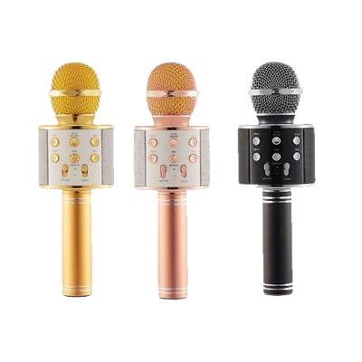 China Handheld Microphone Kids Karaoke Wireless Microphone with Speaker, Portable Handheld Karaoke Player for Home Party KTV Music Singing Play for sale