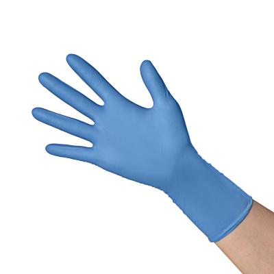 China Hospital/Lab/Light Industry Nitrile Examination Gloves Porcelain Nitrile Gloves 3mil-8mil 12 Inches Extra Longer for sale