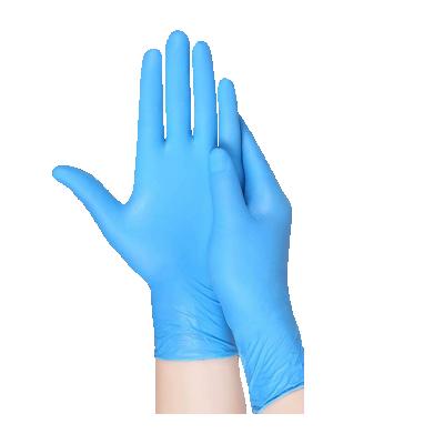 China Hospital/Lab/Industry EN455 EN374 Lightweight Wholesale Disposable Nitrile Gloves Non Sterile Powder Defensive Stance Nitrile Gloves for sale