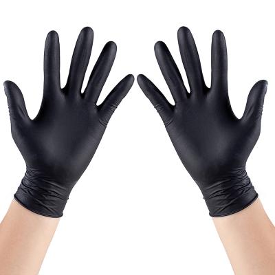 China Medical Catering//Occupational Safety/Laboratory/Homecare. Disposable 4 Mil Black Nitrile Gloves Nitrile Gloves Examination Gloves Nitrile Gloves Disposable Black for sale