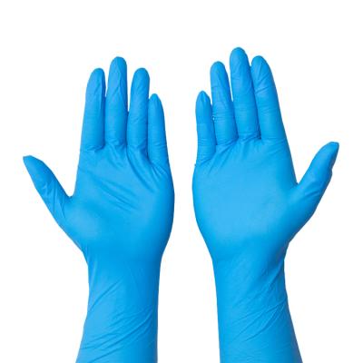 China Hospital/Lab/Light Industry Box Packing Non-Medical Suppliers Nitrile Gloves Manufacturer Powder Free Pure Disposable Nitrile Gloves for sale