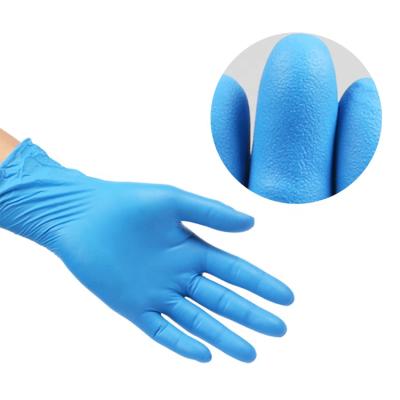 China Light Industry ISO En455 En374 Approved 5 Mil Exam Disposable Powder Free Nitrile Gloves for sale